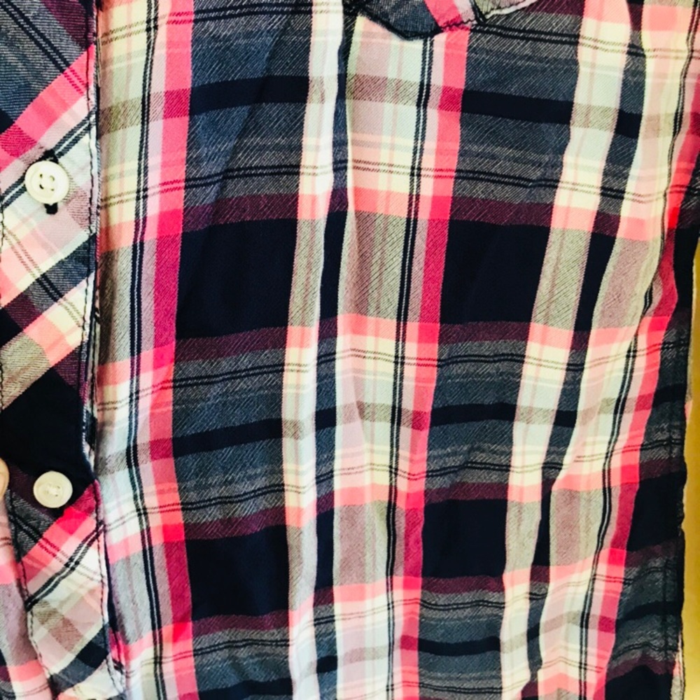 Rails Plaid Button Down Long Sleeve Shirt Top Sz S - Picture 6 of 6
